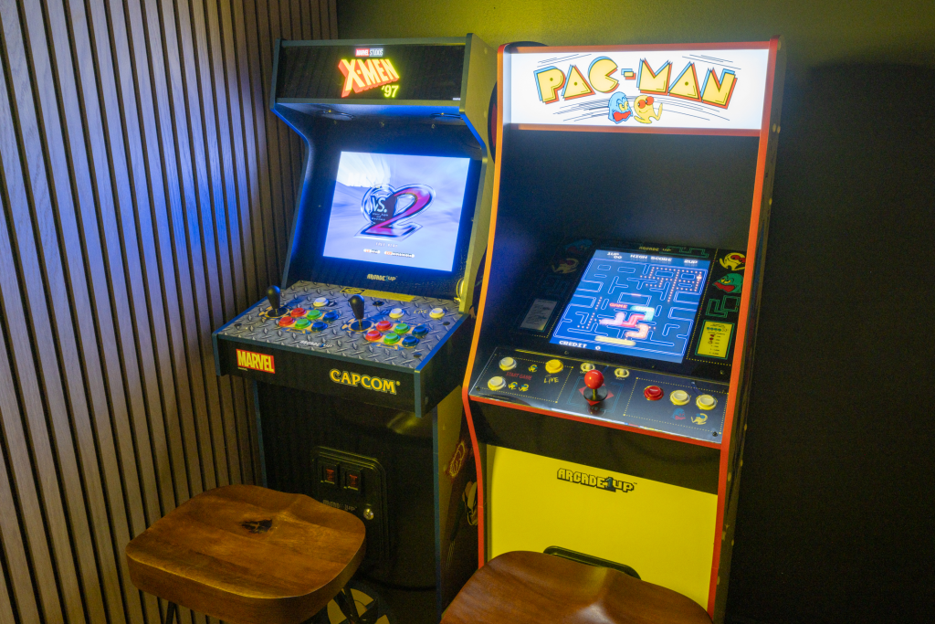 Two arcade games